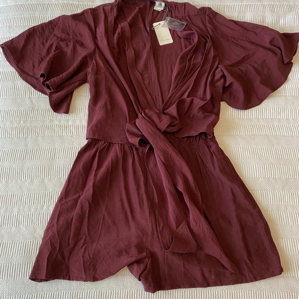 NWT Maroon Romper